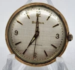 Bulovas 11AFAC 17 Jewels Automatic Watch Head Or Pocket Running Great. Fixed Price $151.95.
