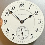 * 16S Hamilton Gr 956 2 17J Adj Of Ps Pocket Watch Movement P60. Fixed Price $59.99.