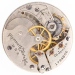 Plymouth Watch Co. / Illinois 6-SIZE 15-JEWEL Antique Pocket Movement. Fixed Price $55.00.