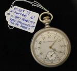 Elgin 16S 7 Jewel Solid Silver Case Gold Hands Dial Decorations Running. Fixed Price $325.00.