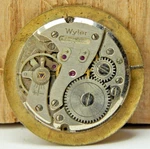 Vintage Wyler 21 Jewel Shock Protected Men's Wrist Watch Movement W/ Date & Hand. Fixed Price $39.00.