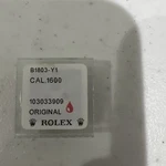 Rolex Calibre 1600 Mainspring #1803 - New Sealed Package. Fixed Price $73.00.