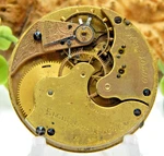Antique Pocket Watch Movement Elgin Grade 2 Model 16S 13 Jewel Hunting 1887. Fixed Price $35.00.