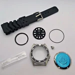 New Af Seiko 7S26 0030 SKX013 Black Kit Case Bezel Glass Crown Strap Dial Hands. Fixed Price $108.00.