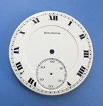 Vintage 16 Size Burlington Pocket Watch Double Sunk Porcelain Dial. Fixed Price $60.00.