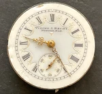 Antique 1904 Elgin Grade 267 Pocket Watch Movement Fancy Dial Ticks 0S 15J Usa. Fixed Price $59.95.