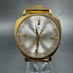 Hamilton Ricoh Electric Watch Men 35MM Champagne Dial Gold Asymmetrical Parts. Fixed Price $224.99.