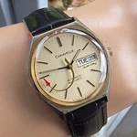 Vintage Bulova Caravelle Men's Automatic Watch Rocket Second Hand W.germany 1979. Fixed Price $229.00.