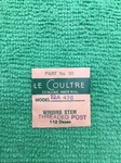 Jaeger Lecoultre Winding Stem Threaded Post Cal. 12A 476 Part 963 32, Nos. Fixed Price $30.39.