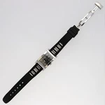 Bvlgari RT45S Rettangolo Black Dial Stainless Stee Rubber Automatic Men's Watch. Fixed Price $610.69.