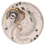 Waltham Grade 6-SIZE 11-JEWEL Antique Pocket Watch Movement. Fixed Price $40.00.