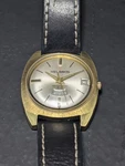 Helbros 25J Automatic Day-date West German Dial & Case Puw 1563T C.1973. Fixed Price $365.00.