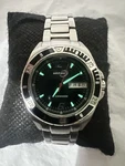 Tourneau,watch Gear,day/date, Rotating BEZEL,32MM,WR100M,ST/STEEL Ladies. Fixed Price $43.00.