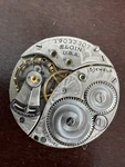 Vintage 3/0 Size Elgin Openface Pocket Watch Movement Gr. 419 Overbanked. Fixed Price $40.00.