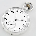 Antique Sterling Silver 15 Jewels Swiss Pocket Watch - 1919 Good Working Order. Fixed Price $186.80.