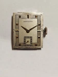 Hamilton Watch Movement Mens Cal 982 Usa 19 Jewels Beautiful Two Tone Dial. Fixed Price $240.00.