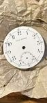 Vintage Seth Thomas Pocket Watch Dial. Fixed Price $60.00.