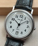 Vintage Watch Poljot Quartz Men Soviet Ussr Classic 1980S Gift. Fixed Price $41.00.
