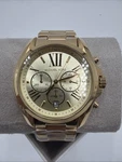 Michael Kors Unisex Bradshaw Gold-tone Stainless Steel Watch MK5605 (Z4-A13). Fixed Price $84.99.