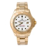 Rolex Yacht-master 16628 2003 Papers Auto 18K Yg White Dial Men's Watch 40MM. Fixed Price $24995.00.