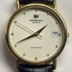 Raymond Weil Geneve Watch Swiss Automatic 2810 Date 18K Gp 10MIK 1970S Mens Vtg. Fixed Price $279.00.