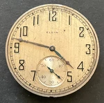 Antique 1925 Elgin Grade 345 Pocket Watch Movement Parts/repair 12S 17J Usa. Fixed Price $19.95.