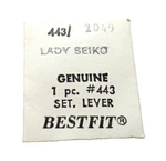 Seiko Lady 0383150 Set Lever Watch Part #443/1049 Fits 1520A 1520B 15A Fine. Fixed Price $15.95.