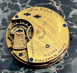 1885 Waltham 8S 11J Royal Model 1873 Pocket Watch Movement Parts Or Repair. Fixed Price $34.99.