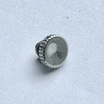 Nos Original Ss Crown For Seiko Tv 6106, 6119 See List 45M36NS. Fixed Price $12.99.