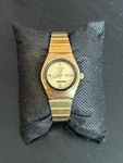 Seiko Automatic Movement Solid Gold Plated Day Date Three Hand Ref 2906-0810. Fixed Price $99.99.