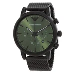 Emporio Armani Chronograph Quartz Green Dial Men's Watch AR11470. Fixed Price $97.52.