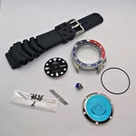 New Watch Case Crown Dial Hands Strap Pepsi Bezel For Seiko SKX007 / 7S26-0020. Fixed Price $99.50.