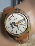 Vintage Bulova Men's Automatic Watch Day/date Rocket Second Hand Germany 1979. Fixed Price $299.00.