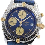 Breitling Chronomat B13048 Date Navy / Gold Dial Automatic Men's Watch 959540. Fixed Price $1660.30.