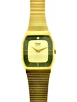 Pulsar Y480 7210 2ND0644 Gold Tone Stainless Steel Band Quartz Watch Vintage. Fixed Price $86.99.