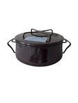 Dansk Benstyle Enamel 2QT Casserole Limited Edition Chocolate Nib. Fixed Price $119.95.