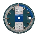 Vintage Breitling Bull Head Cal 7740 Unrestored Blue Watch Dial For Ref: 7101!. Fixed Price $799.95.