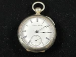1871 Waltham Wwco Model 1857 18S 15J Silveroid Pocket Watch W/key Runs 488283. Fixed Price $375.00.