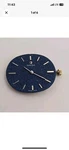 Vintage Ladies Omega 620 Watch Movement Blue Oval Dial For Repairs. Fixed Price $40.00.