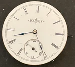 Antique 1890 Illinois Grade 141 Pocket Watch Movement Running Ticks 6S 11J Usa. Fixed Price $29.95.