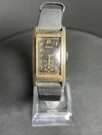 Vintage 1940'S Benrus Model AC13 17J Curved Case Art Deco Mens Wrist Watch #0072. Fixed Price $75.00.