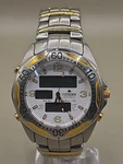 Mens Citizen Promaster Navitach World Time Watch C460 Silver & Gold Tone Parts. Fixed Price $69.99.