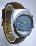 Vtg 1970S Memostar 17J Alarm Date Swiss Made 36MM Steel Gents Watch Cal As 1475. Fixed Price $143.08.
