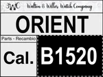 Nos New Orient B1520 B-1520 Part Replacement Movement Watchmaker. Fixed Price $30.92.
