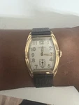 Vintage Art Deco Hamilton Mens 27MM Tank Watch 987F 17J Gold Filled. Fixed Price $400.00.