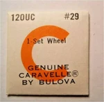 Bulova / Caravelle Calibre 12OUC - Part #29 Set Wheel Replacement Repair. Fixed Price $5.74.