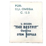 Omega Caliber 12.3F 12.5 T12.6T1 Watch Winding Stems "3" Pieces. Fixed Price $24.95.
