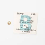 Bulova Cal 7EDAD Watch Part (1) Date Indicator Driving Wheel Nos #2556-M (C4D11). Fixed Price $17.99.