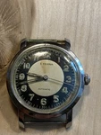 1940'S Eterna "bullseye" Bumper All S.s. Military Watch- Running!. Fixed Price $389.00.