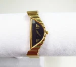 Vintage 1994 Seiko Japan 1F20-5D59 Rivoli Half Moon Ladies Watch 6.75" Works. Fixed Price $379.95.